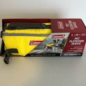 NEW Coleman Small Pet Flotation Device SMALL UP TO 30 LBS.